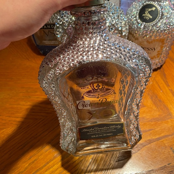 Bedazzled Crown Royal Bottle
